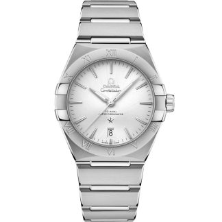 Omega Constellation 39 mm, stål på stål 131.10.39.20.02.001