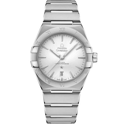 Omega Constellation 39 mm, stål på stål 131.10.39.20.02.001