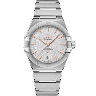 Omega Constellation 39 mm, stål på stål 131.10.39.20.06.001