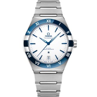 Omega Constellation 41 mm, stål på stål 131.30.41.21.04.001