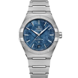 Omega Constellation 41 mm, stål på stål 131.30.41.21.99.003