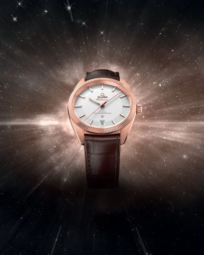 Omega Constellation Globemaster 39 mm, Sedna™ guld på läderrem 130.53.39.21.02.001 - Bild 5