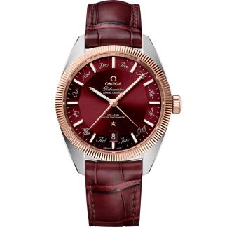 Omega Constellation Globemaster 41 mm, stål - Sedna™-guld på läderarmband 130.23.41.22.11.001