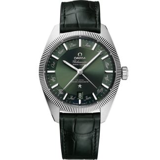 Omega Constellation Globemaster 41 mm, stål på läderrem 130.33.41.22.10.001