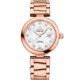 Omega De Ville Ladymatic 34 mm, Sedna™ guld på Sedna™ guld 425.60.34.20.55.004