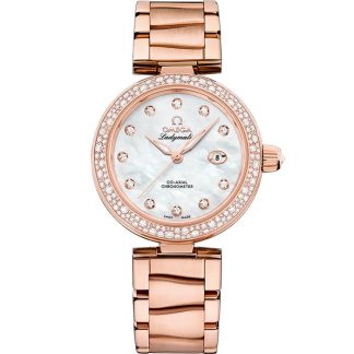 Omega De Ville Ladymatic 34 mm, Sedna™ guld på Sedna™ guld 425.65.34.20.55.010