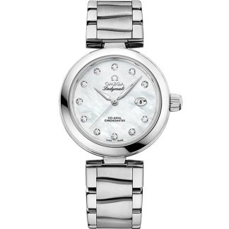 Omega De Ville Ladymatic 34 mm, stål på stål 425.30.34.20.55.002