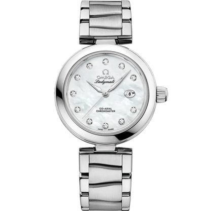Omega De Ville Ladymatic 34 mm, stål på stål 425.30.34.20.55.002