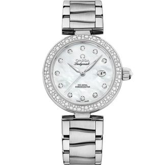 Omega De Ville Ladymatic 34 mm, stål på stål 425.35.34.20.55.002