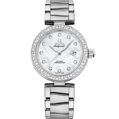 Omega De Ville Ladymatic 34 mm, stål på stål 425.35.34.20.55.002