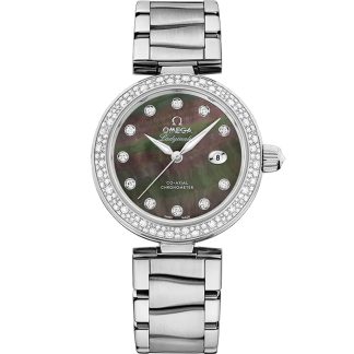Omega De Ville Ladymatic 34 mm, stål på stål 425.35.34.20.57.004