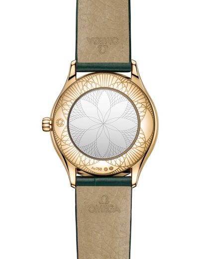 Omega De Ville Mini Trésor 26 mm, Moonshine™-guld på alligator 428.58.26.60.99.001 - Bild 2