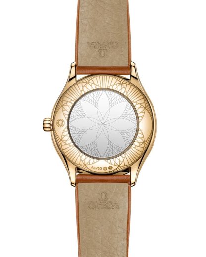 Omega De Ville Mini Trésor 26 mm, Moonshine™-guld på läderrem 428.57.26.60.04.004 - Bild 2