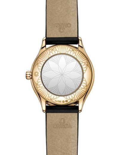 Omega De Ville Mini Trésor 26 mm, Moonshine™ guld på tygband 428.57.26.60.99.001 - Bild 2