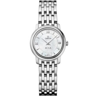 Omega De Ville Prestige 24,4 mm, stål på stål 424.10.24.60.05.001