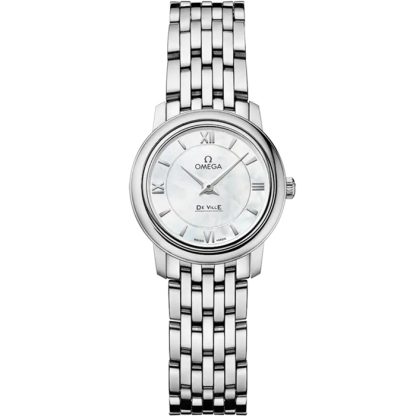 Omega De Ville Prestige 24,4 mm, stål på stål 424.10.24.60.05.001