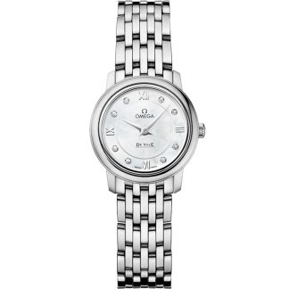 Omega De Ville Prestige 24,4 mm, stål på stål 424.10.24.60.55.001