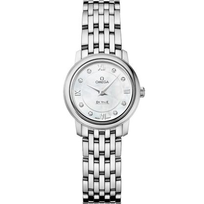 Omega De Ville Prestige 24,4 mm, stål på stål 424.10.24.60.55.001