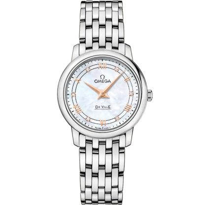 Omega De Ville Prestige 27,4 mm, stål på stål 424.10.27.60.55.001