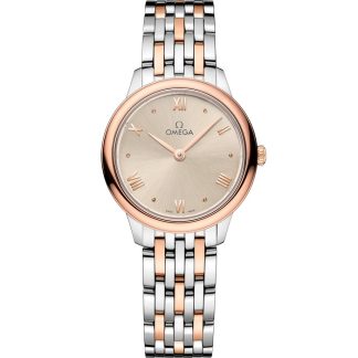 Omega De Ville Prestige 27,5 mm, stål - Sedna™ guld på stål - Sedna™ guld 434.20.28.60.09.001