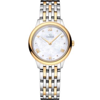 Omega De Ville Prestige 27,5 mm, stål - gult guld på stål - gult guld 434.20.28.60.05.001