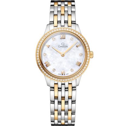 Omega De Ville Prestige 27,5 mm, stål - gult guld på stål - gult guld 434.25.28.60.55.001