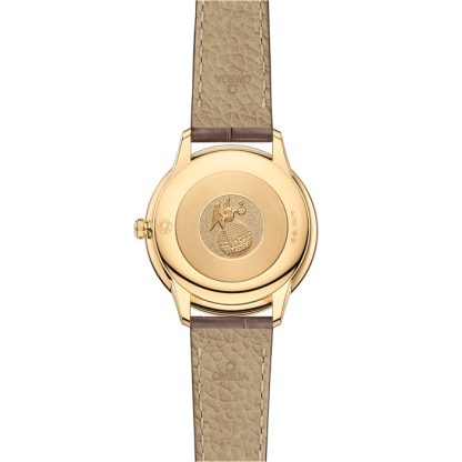 Omega De Ville Prestige 30 mm, gult guld på läderarmband 434.53.30.60.55.002 - Bild 2