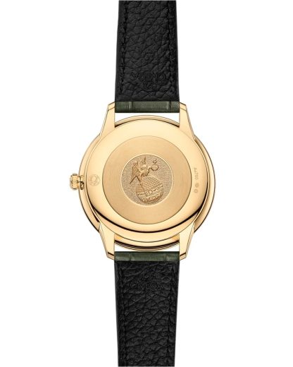 Omega De Ville Prestige 30 mm, gult guld på läderarmband 434.58.30.60.55.002 - Bild 2