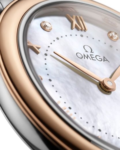 Omega De Ville Prestige 30 mm, stål - Sedna™ guld på läderarmband 434.23.30.60.55.001 - Bild 4