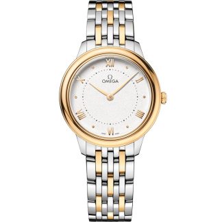 Omega De Ville Prestige 30 mm, stål - gult guld på stål - gult guld 434.20.30.60.02.002