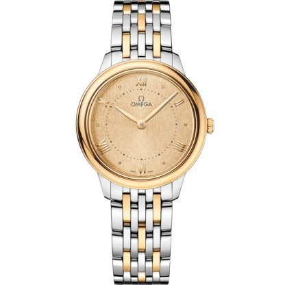 Omega De Ville Prestige 30 mm, stål - gult guld på stål - gult guld 434.20.30.60.08.001