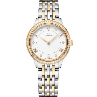 Omega De Ville Prestige 30 mm, stål - gult guld på stål - gult guld 434.25.30.60.52.002