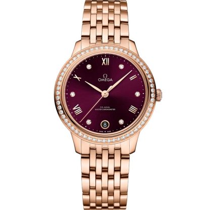 Omega De Ville Prestige 34 mm, Sedna™ guld på Sedna™ guld 434.55.34.20.61.001