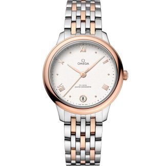 Omega De Ville Prestige 34 mm, stål - Sedna™ guld på stål - Sedna™ guld 434.20.34.20.02.001