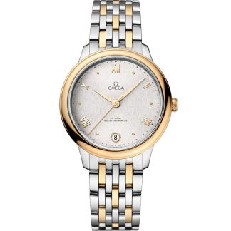 Omega De Ville Prestige 34 mm, stål - gult guld på stål - gult guld 434.20.34.20.02.002