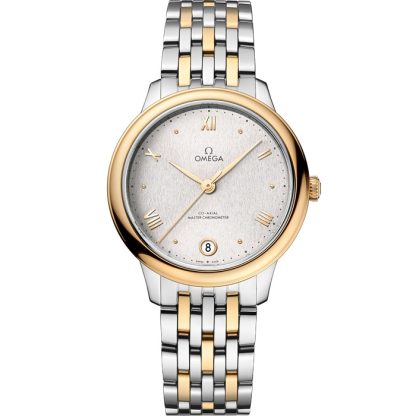 Omega De Ville Prestige 34 mm, stål - gult guld på stål - gult guld 434.20.34.20.02.002