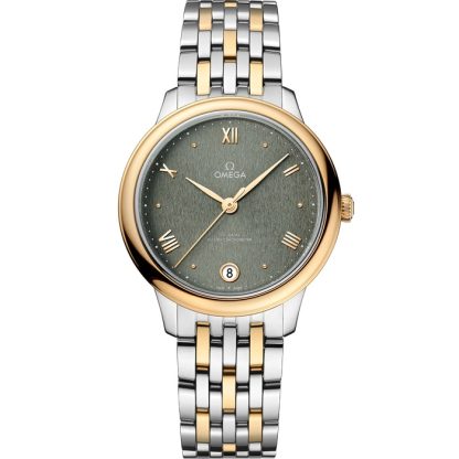 Omega De Ville Prestige 34 mm, stål - gult guld på stål - gult guld 434.20.34.20.10.001