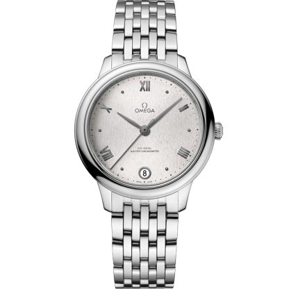 Omega De Ville Prestige 34 mm, stål på stål 434.10.34.20.02.001