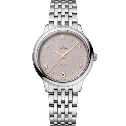 Omega De Ville Prestige 34 mm, stål på stål 434.10.34.20.02.002