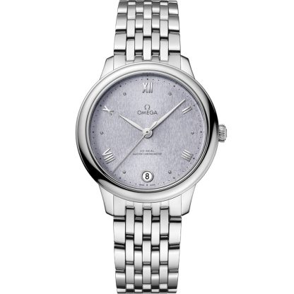 Omega De Ville Prestige 34 mm, stål på stål 434.10.34.20.03.001