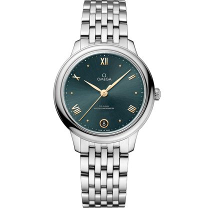 Omega De Ville Prestige 34 mm, stål på stål 434.10.34.20.10.001