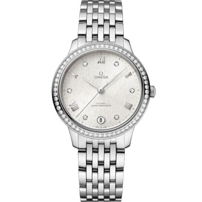 Omega De Ville Prestige 34 mm, stål på stål 434.15.34.20.52.001
