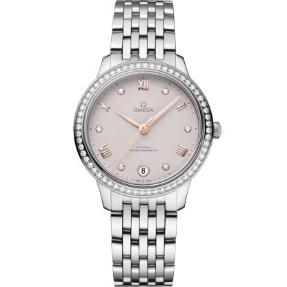 Omega De Ville Prestige 34 mm, stål på stål 434.15.34.20.52.002