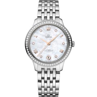Omega De Ville Prestige 34 mm, stål på stål 434.15.34.20.55.001