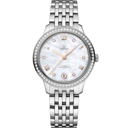 Omega De Ville Prestige 34 mm, stål på stål 434.15.34.20.55.001