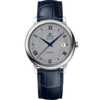 Omega De Ville Prestige 39,5 mm, stål på läderrem 424.13.40.20.06.002