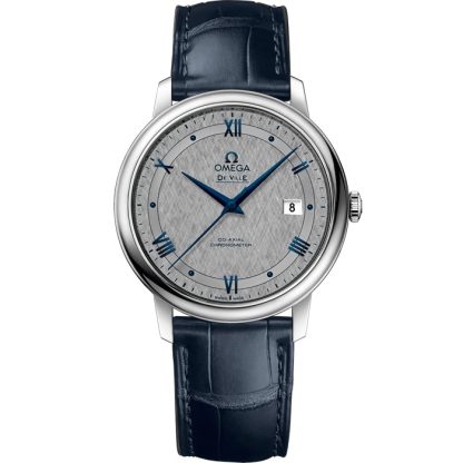 Omega De Ville Prestige 39,5 mm, stål på läderrem 424.13.40.20.06.002