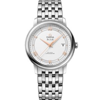 Omega De Ville Prestige 39,5 mm, stål på stål 424.10.40.20.02.002