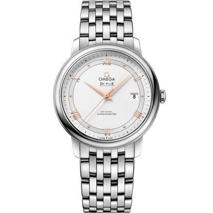 Omega De Ville Prestige 39,5 mm, stål på stål 424.10.40.20.02.002