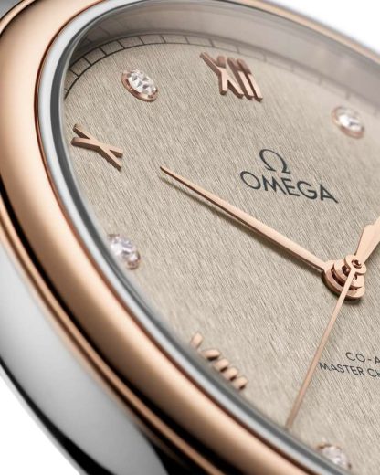 Omega De Ville Prestige 40 mm, stål - Sedna™ guld på läderarmband 434.23.40.20.59.001 - Bild 3